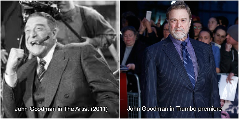 john goodman weight in The Artist