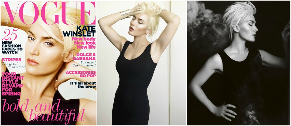 Kate Winslet magazines covers - UK Vogue, April 2011
