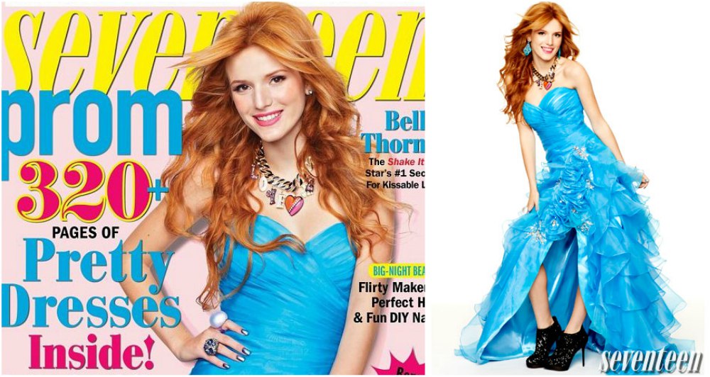Bella Thorne magazines covers - Seventeen magazine, December 2012