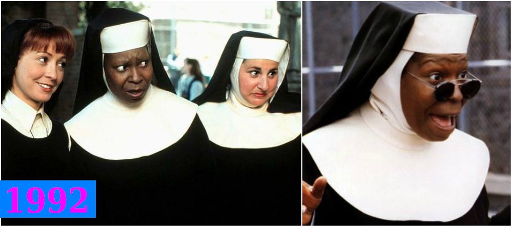 Whoopi Goldberg`s comedy roles - Sister Act, 1992