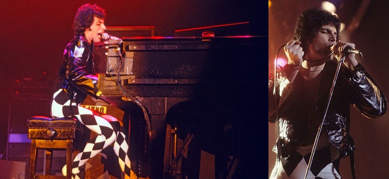 Freddie Mercury best stage costumes - 1977