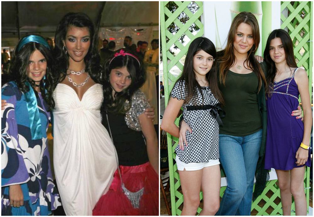 Kim Kardashian half-sisters Kendall and Kylie Jenner