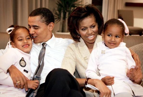 Barack Obama`s children: daughters Malia and Sasha Obama