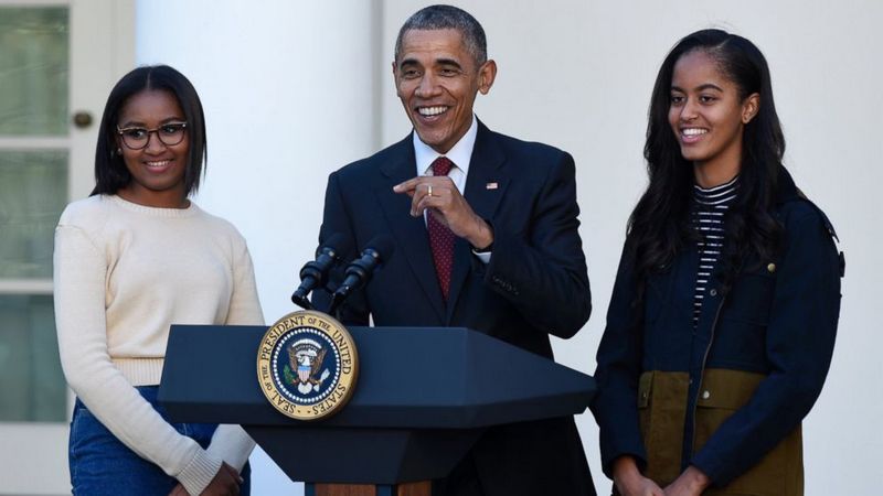 Barack Obama`s kids: daughters Malia and Sasha Obama