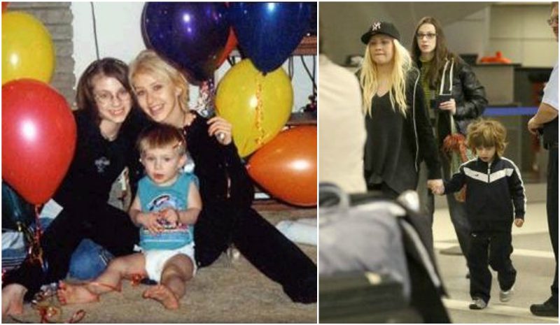 Christina Aguilera`s siblings - half-brother Michael Kearns and sister Rachel