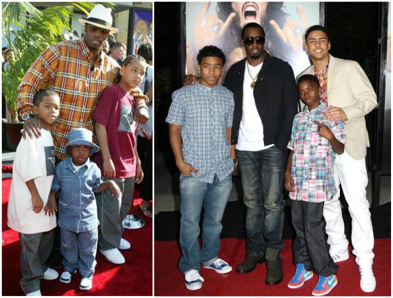 Puff Daddy (P. Diddy, Sean Combs) children - three sons
