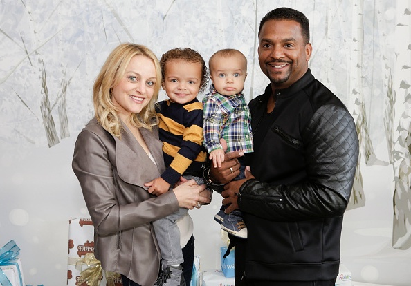 Alfonso Ribeiro`s family - wife and sons