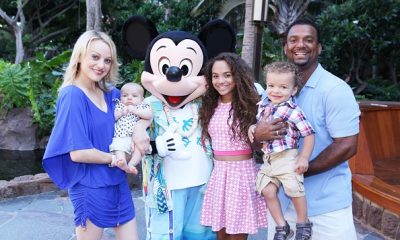 Alfonso Ribeiro`s with wife and children