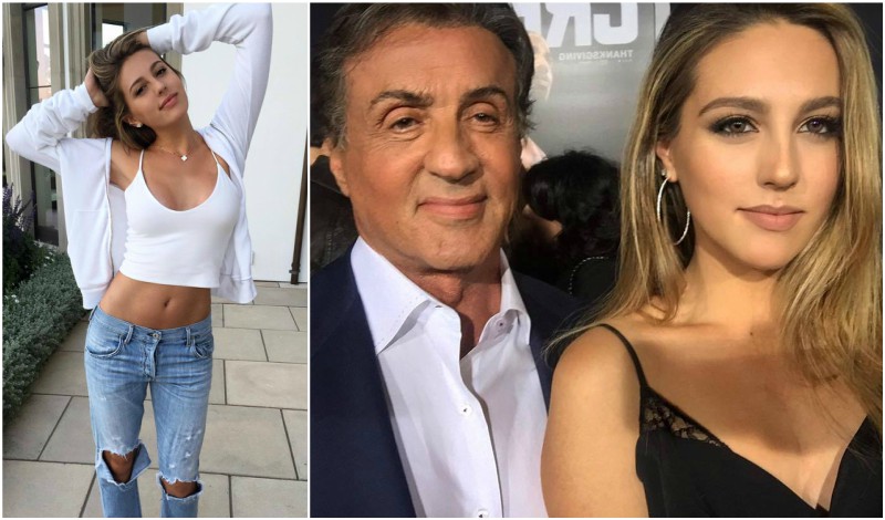 Sylvester Stallone’s children - daughter Sophia Stallone
