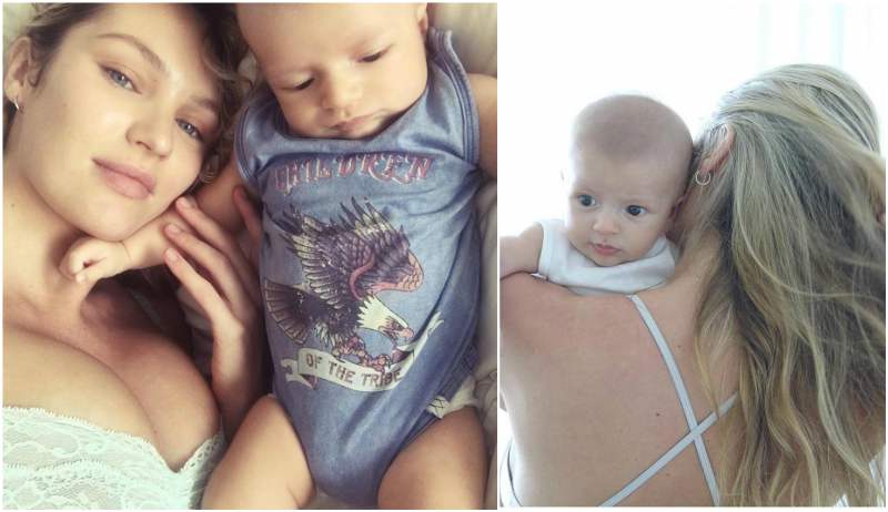 Candice Swanepoel's children - son Anacã Nicoli