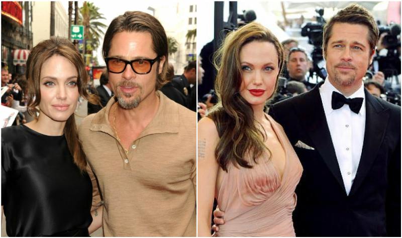  Angelina Jolie`s family - ex-husband Brad Pitt