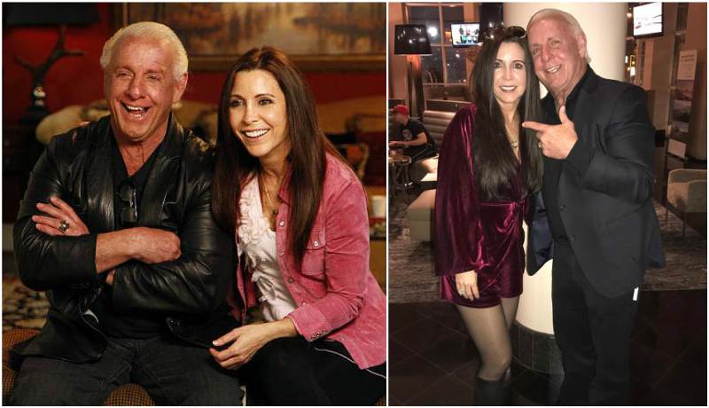 Ric Flair's family - fiancee Wendy Barlow