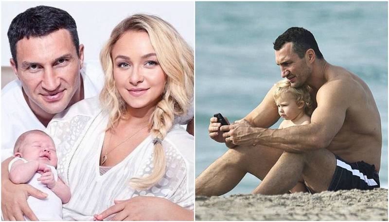 Hayden Panettiere and Wladimir Klitschko`s kids - daughter Kaya Evdokia Klitschko