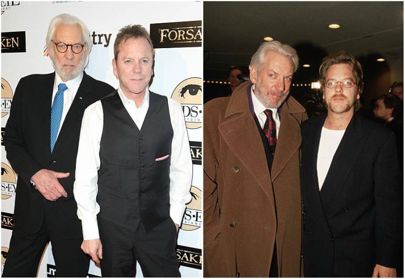 Keifer Sutherland's family - father Donald Sutherland