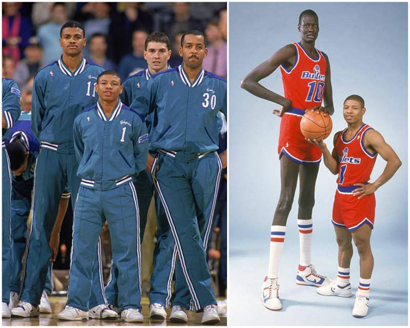 Basketball players height chart: from shortest to tallest