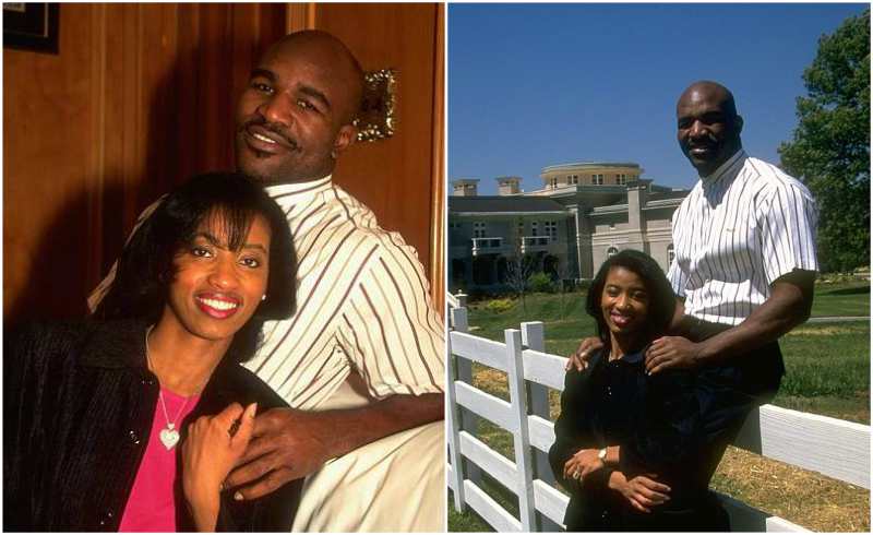 Evander Holyfield's family - ex-wife Janice Itson