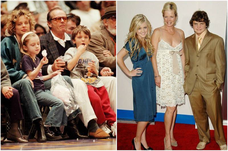 Jack Nicholson's children - son Ray and daughter Lorraine Nicholson