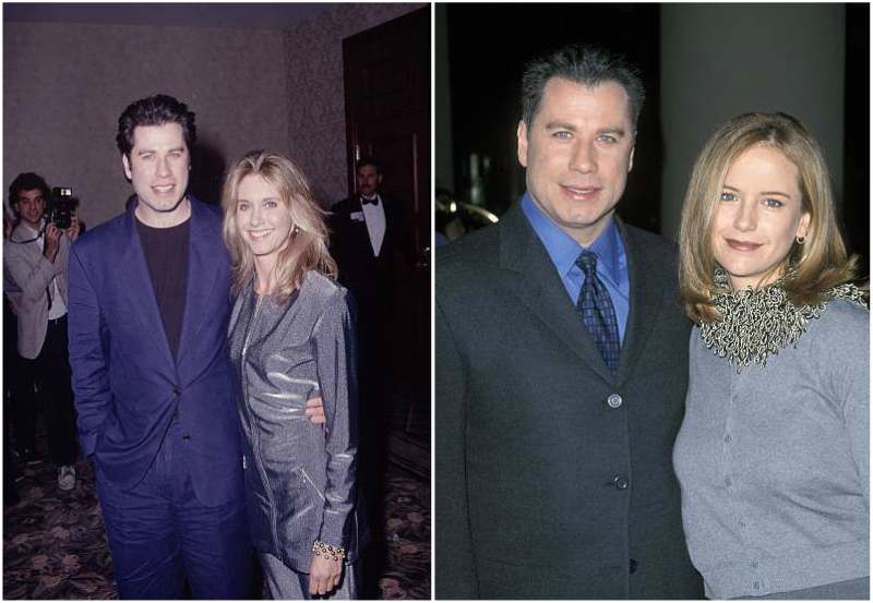 John Travolta's family - wife Kelly Preston
