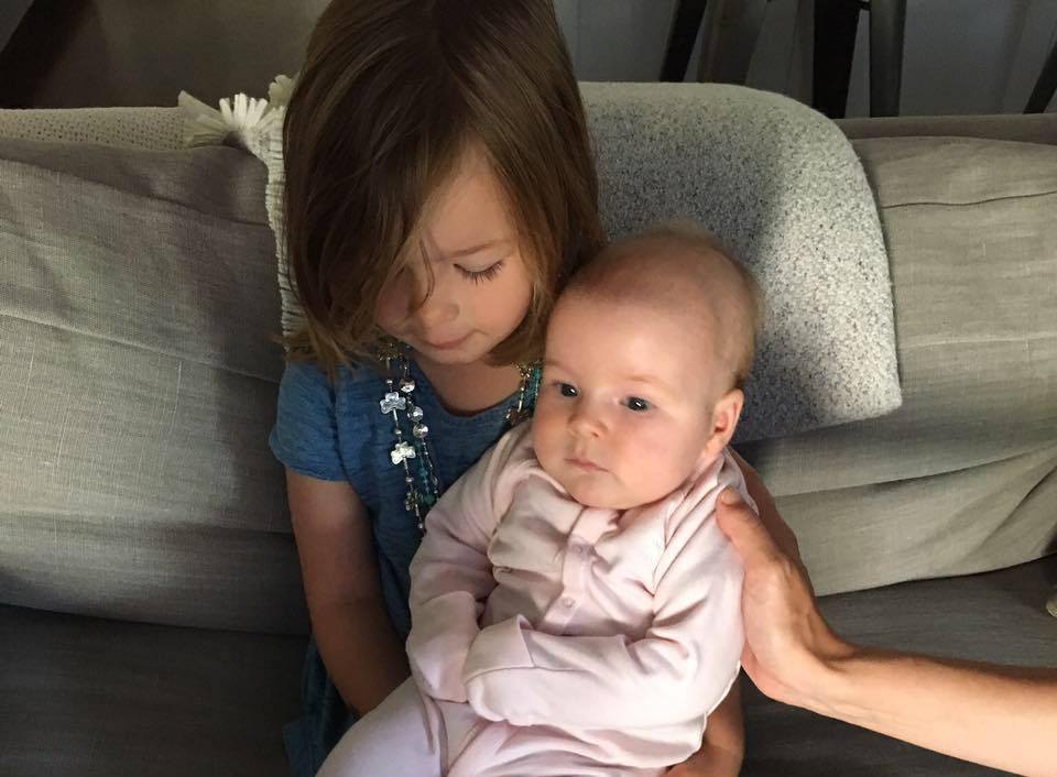 Ike Barinholtz's children - daughters Foster and Payton