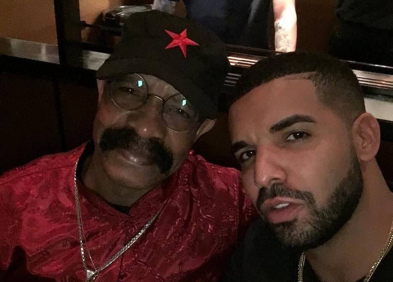 Rapper Drake's family - father Dennis Graham