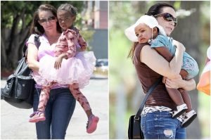 Sex and the City Starlet Kristin Davis and her family. Have a look!