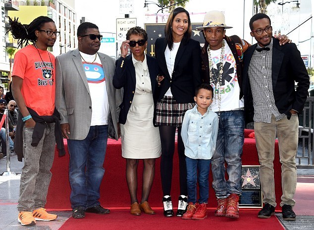 Pharrell Williams' family: parents, siblings, wife and kids