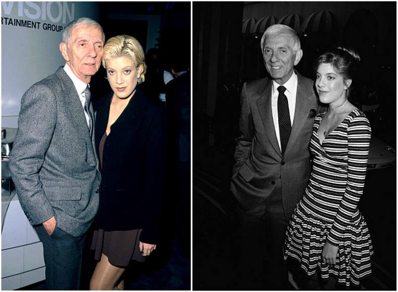 Tori Spelling's family - father Aaron Spelling