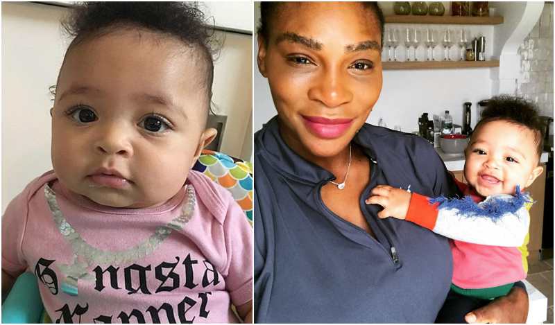 Serena Williams' children - daughter Alexis Ohanian Jr.