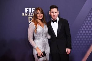 Barcelona’s all-time goal scorer Lionel Messi his supportive family