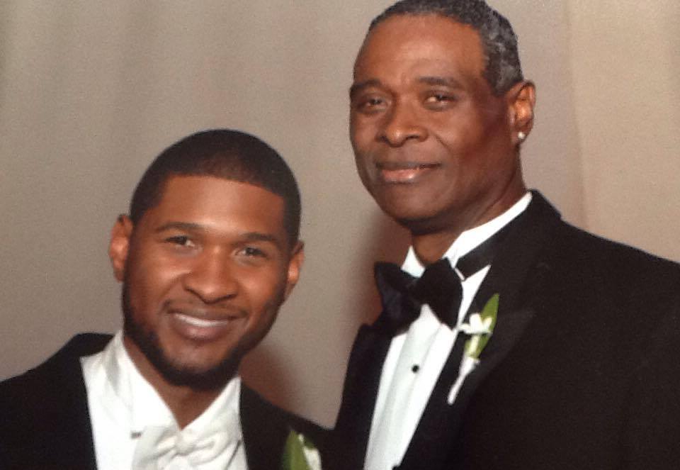 Usher's family - father Usher Raymond III