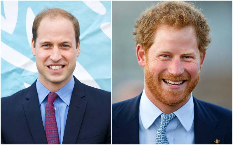 Queen Elizabeth II grandchildren - Prince William and Prince Harry