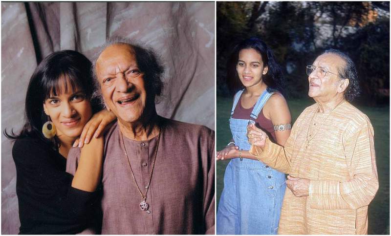 Norah Jones' family - half-sister Anoushka Shankar and father Ravi