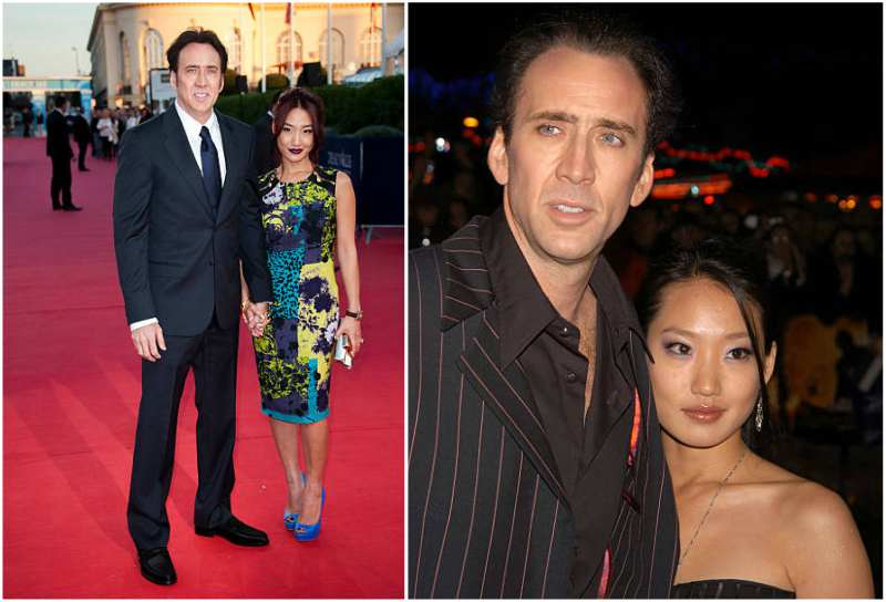 Family photo of the actor &  director, married to Alice Kim Cage, famous for Leaving Las Vegas (1995), National Treasure .
  