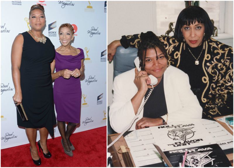 Gifted entertainer Queen Latifah and her family