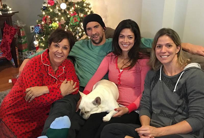 Michael Phelps' family - mother Deborah and sisters