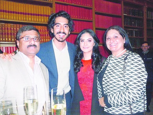Dev Patel's family - father Raj Patel