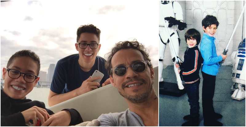 Marc Anthony's children - sons Cristian and Ryan