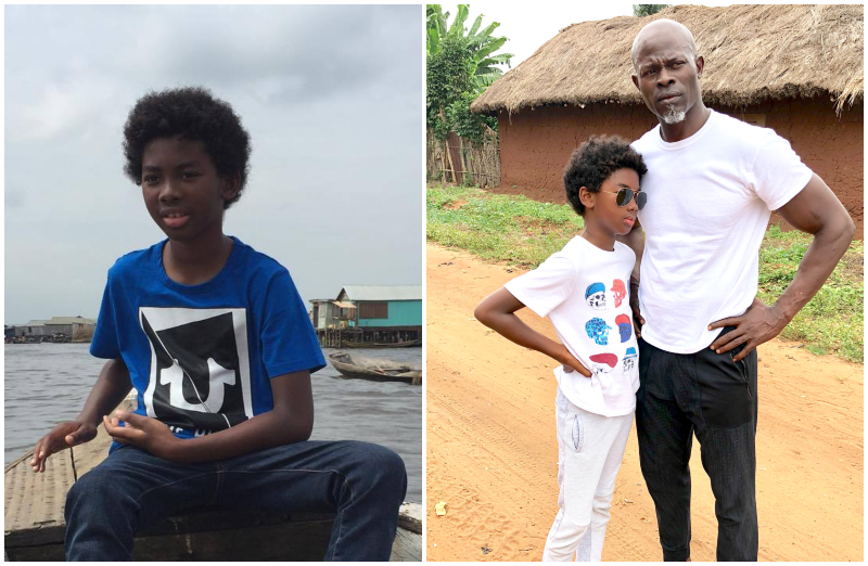 Djimon Hounsou's children - son Kenzo Lee Hounsou