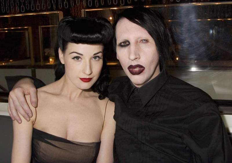 Dita Von Teese's family - ex-husband Marilyn Manson