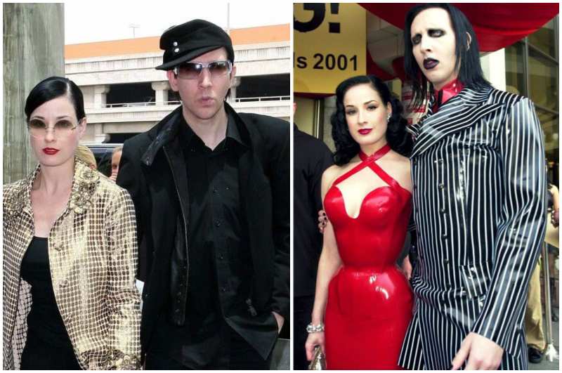 Dita Von Teese's family - ex-husband Marilyn Manson