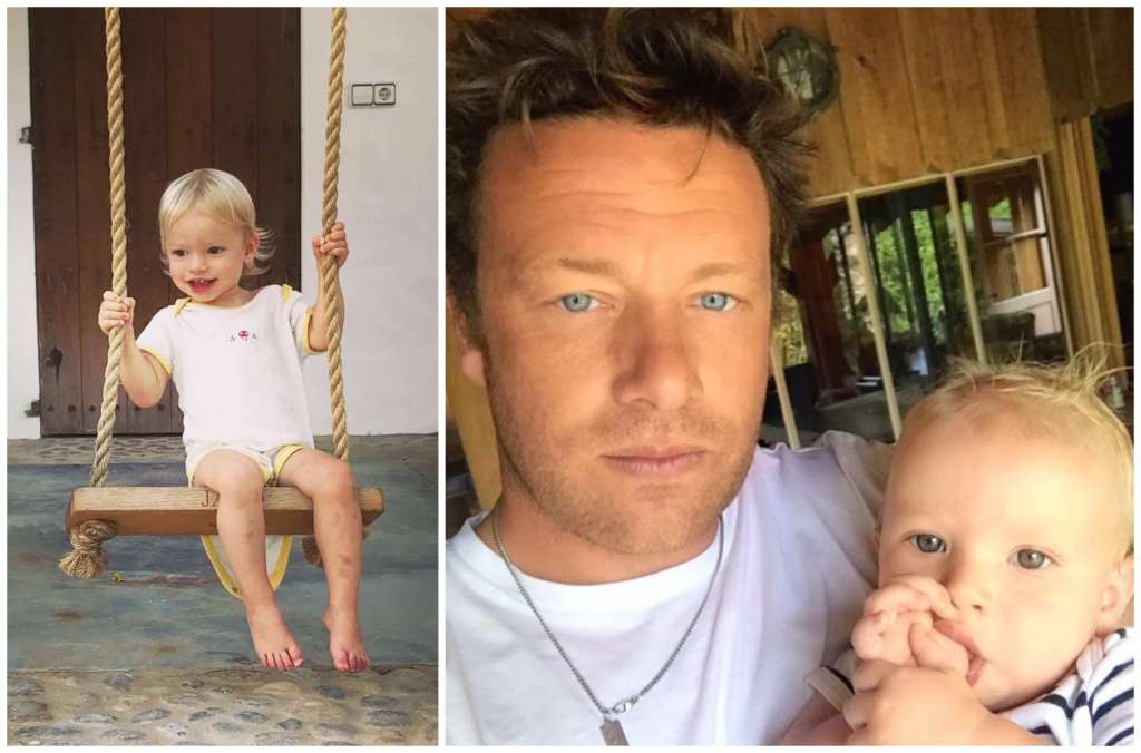 Jamie Oliver's children - son River Rocket Blue Dallas Oliver