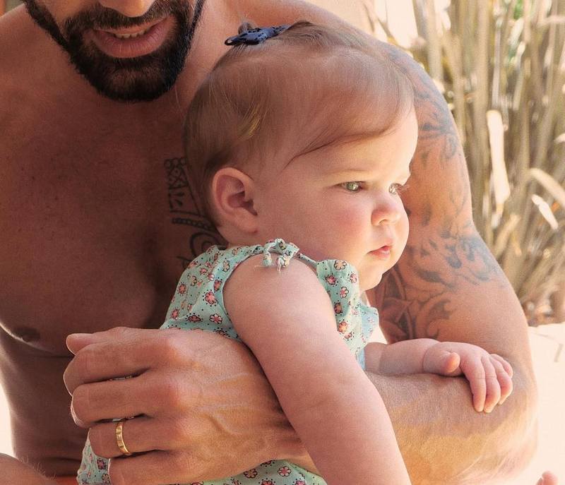 Ricky Martin's children - daughter Lucia Martin-Yosef