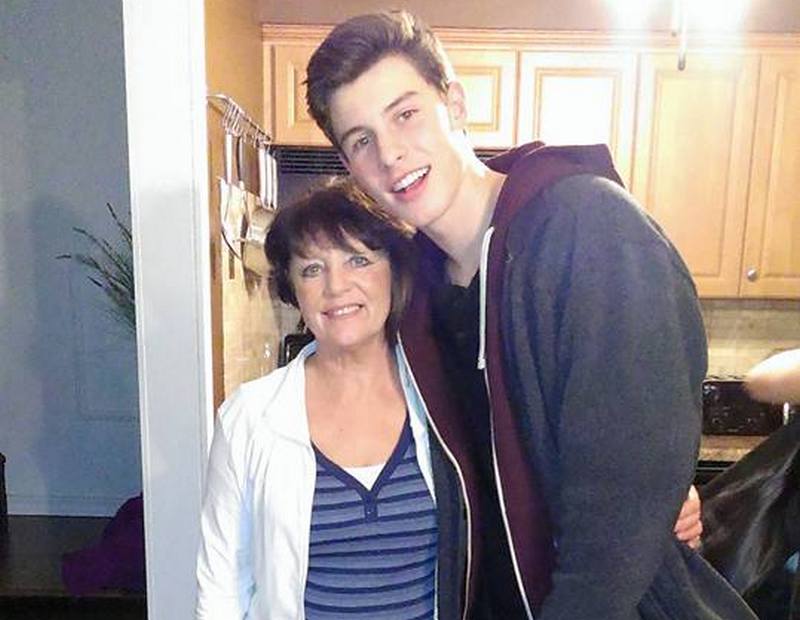 Shawn Mendes' family - maternal grandmother Suzanne Rayment